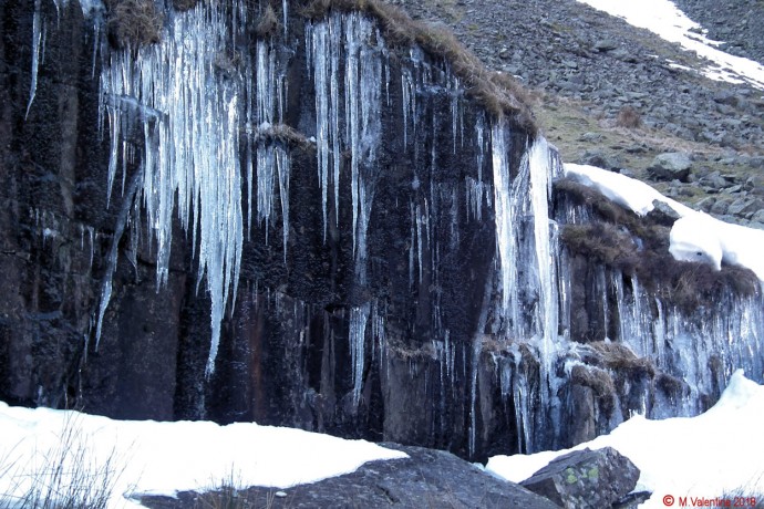 Large icicles.