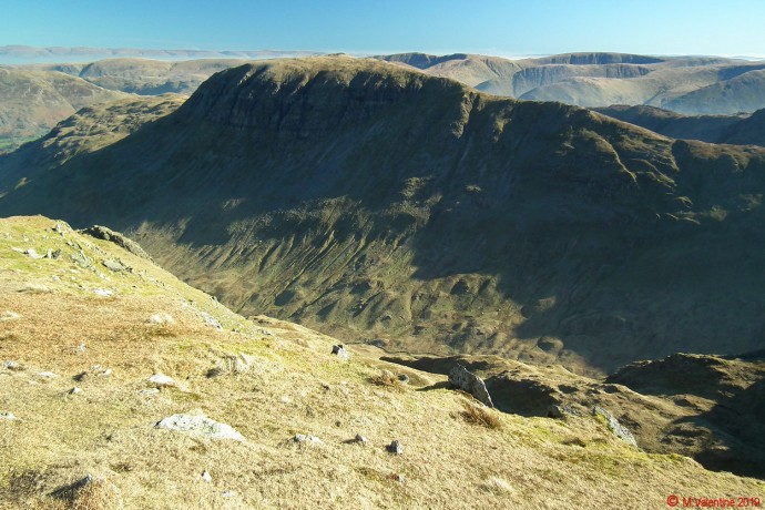 St. Sunday Crag from Dollywaggon Pike summit.