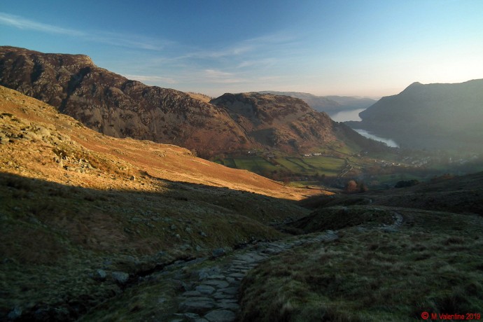 Looking back down Mires Beck towards Glenridding.