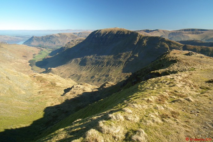 St. Sunday Crag from flanks of Dollywaggon Pike.