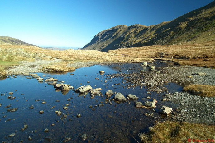 St. Sunday Crag from Grisedale Tarn.