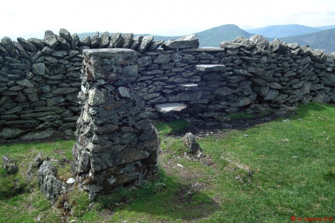 Kentmere Pike summit trig pillar.