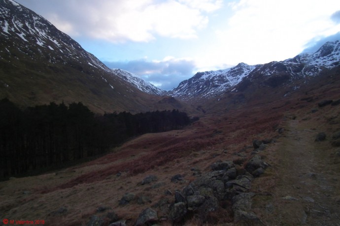 Looking back towards the head of Grisedale.