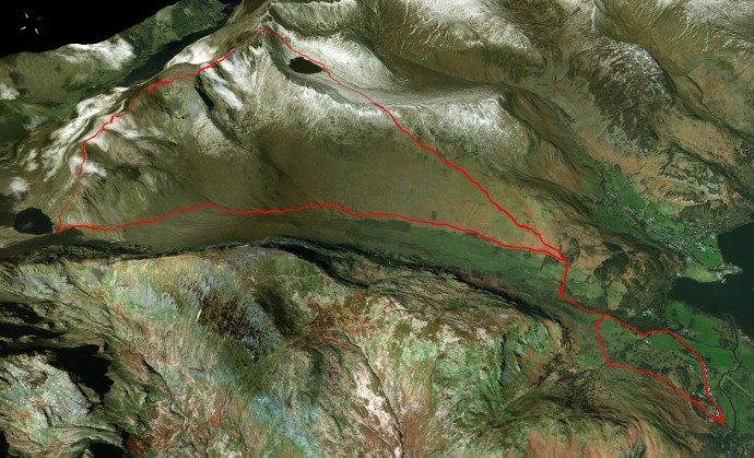 GPX Track - Waymaps "Aerial" 3D Imagery.