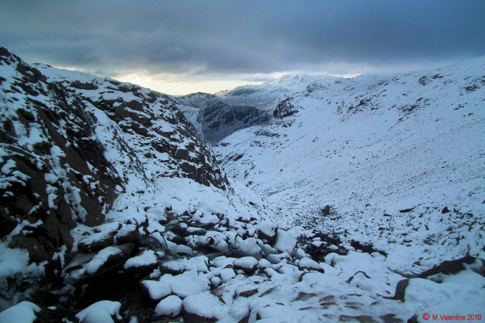 Looking back down Stickle Ghyll.