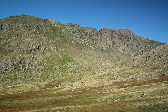 Approaching Dow Crag.