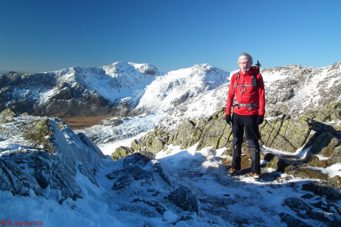 Yours truly with the Scafell's vista behind.