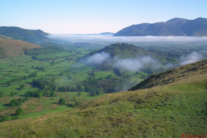 Swinside with mist almost gone.
