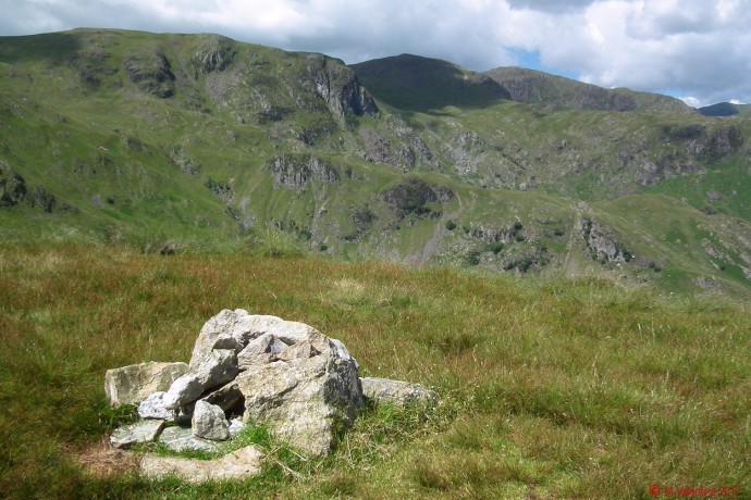 Dove Crag, with Hart Crag, and Fairfield.
