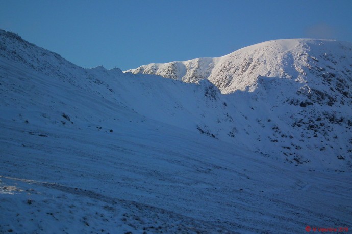 Striding Edge from Birkhouse Moor.