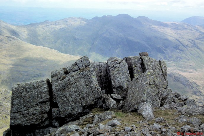 Crinkle Crags from Scafell.