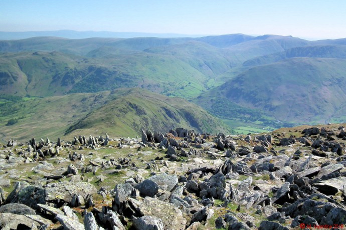 Easterly view from Dove Crag.