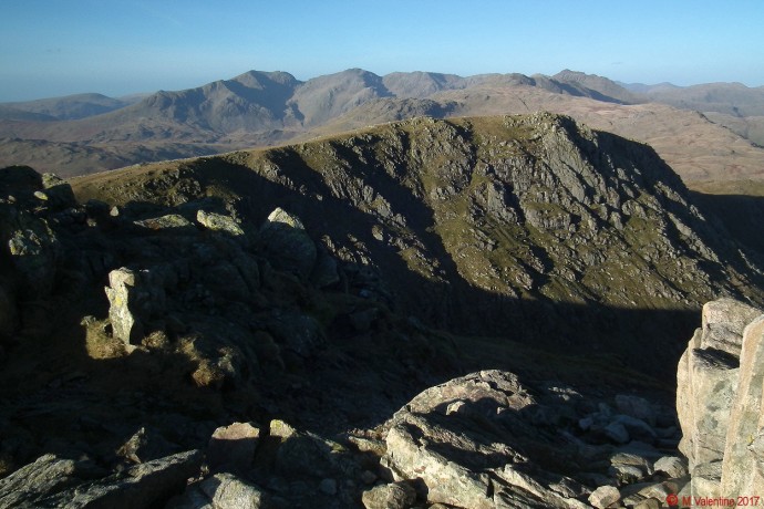 The Scafells etc. from Swirl How summit.