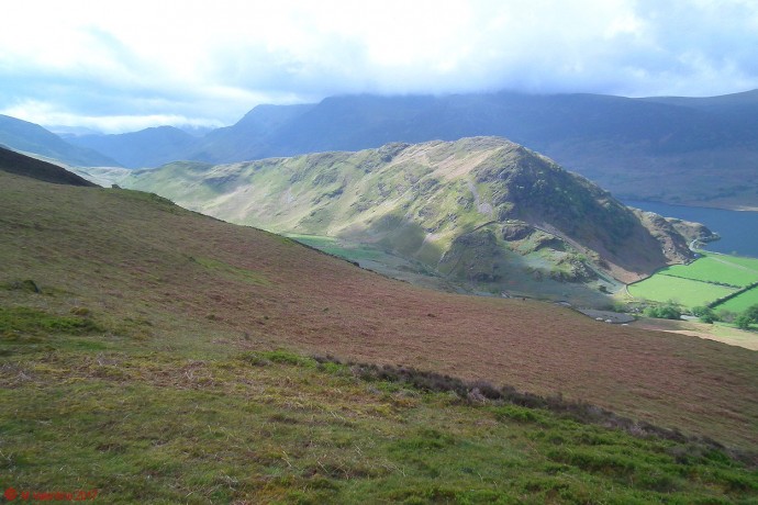 Across Rannerdale Knotts from Lad Hows.